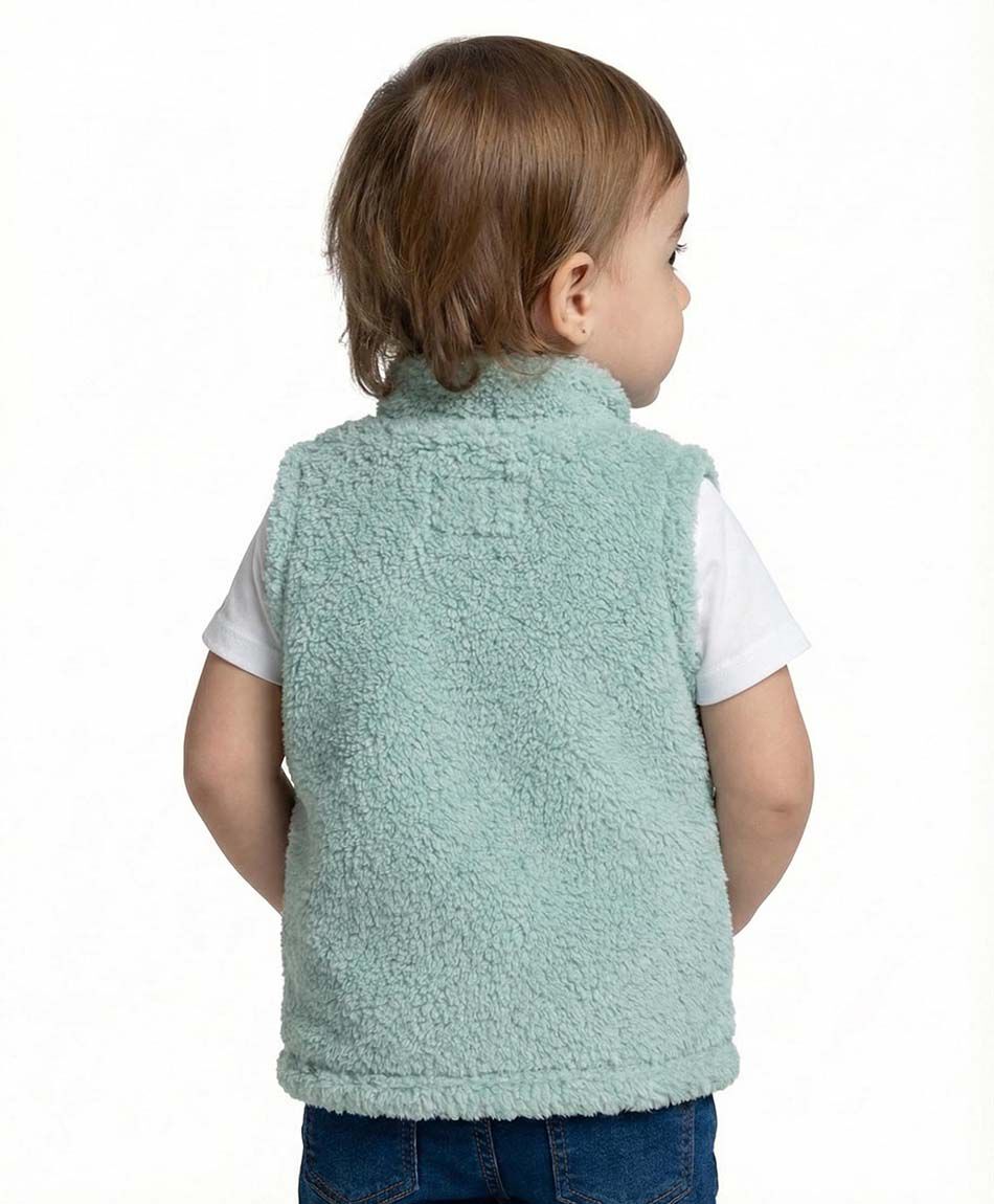 Poler&oacute;n beb&eacute; vest verde chiporro