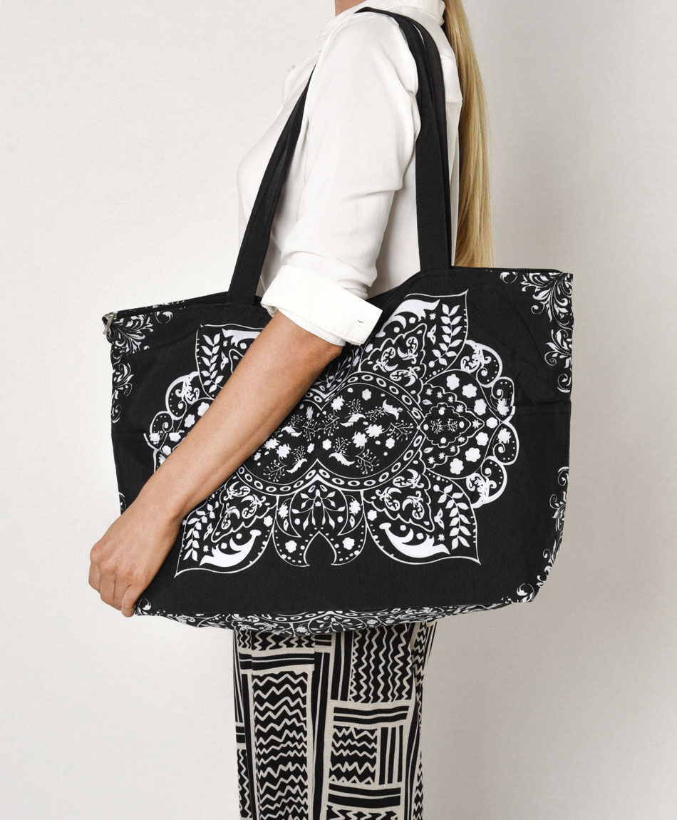 Bolso mujer playa print