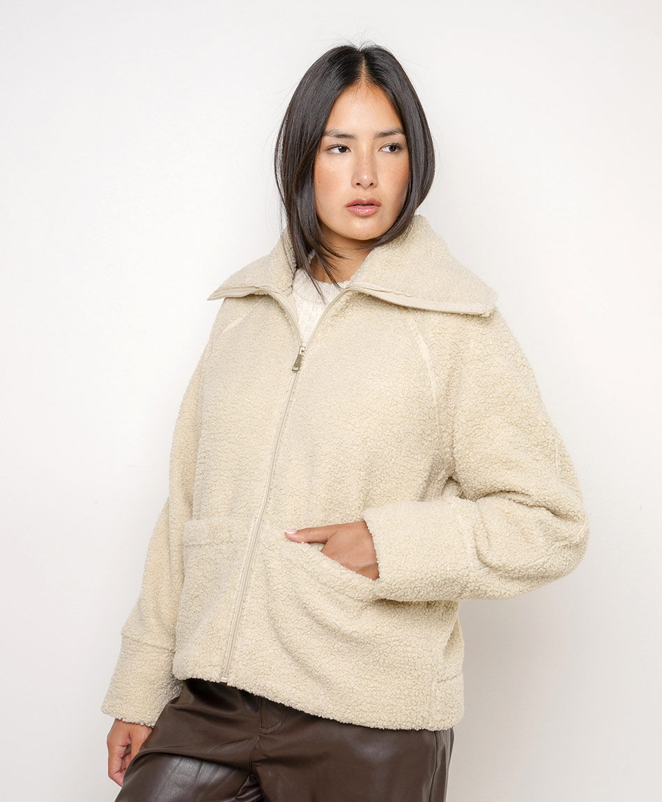Chaqueta mujer bolsillos frontales