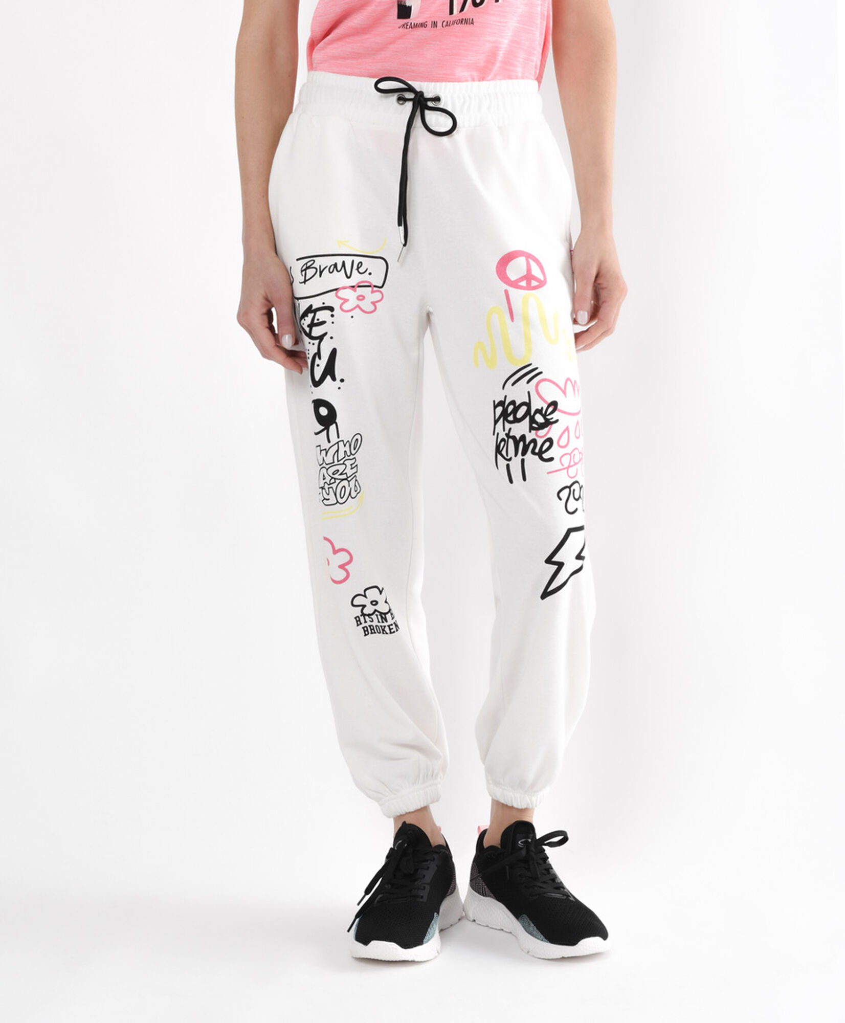 Pantalón deportivo mujer estampado urbano jogger Pantalón deportivo mujer estampado urbano jogger
