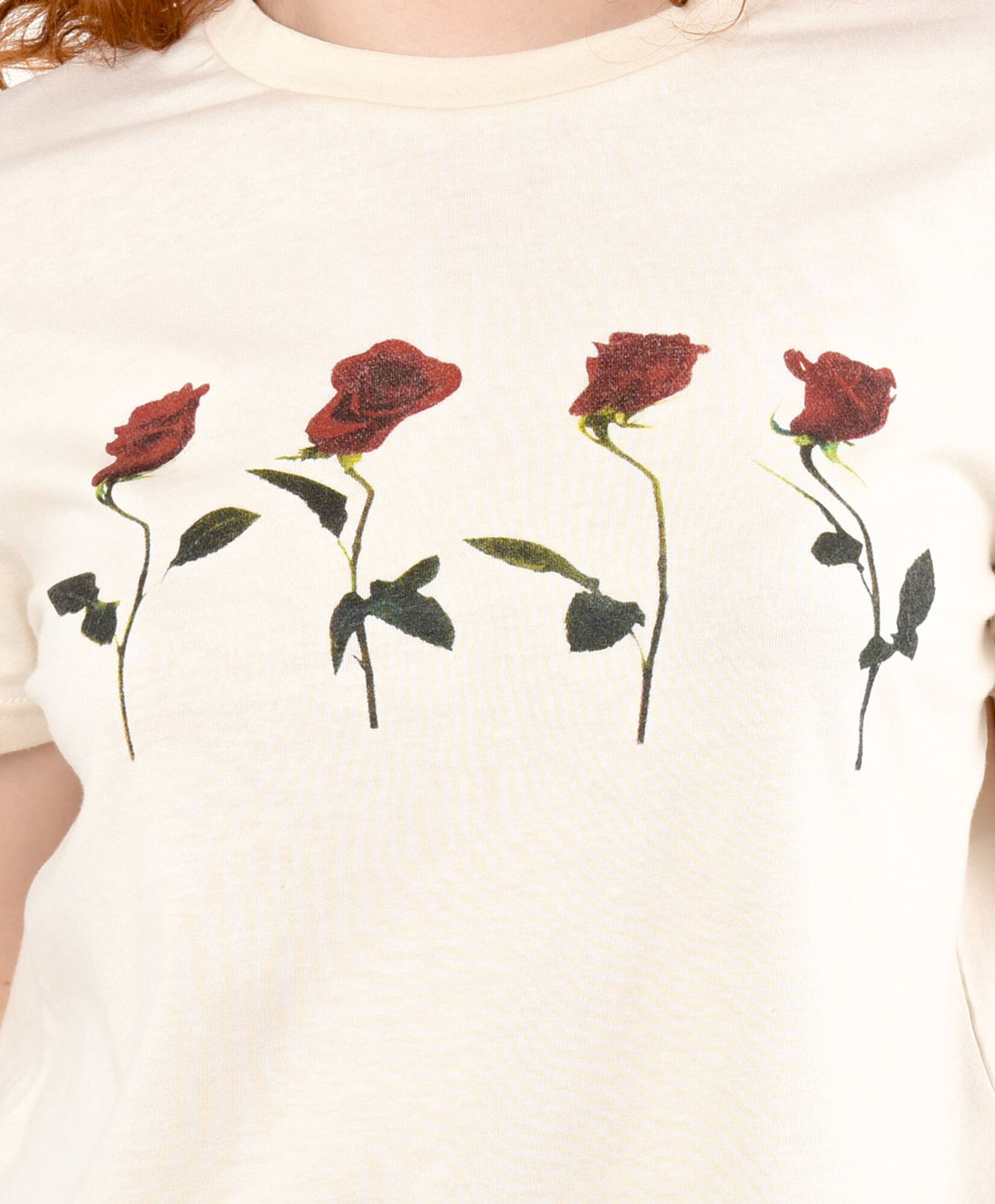 Polera mujer rosas Polera mujer rosas