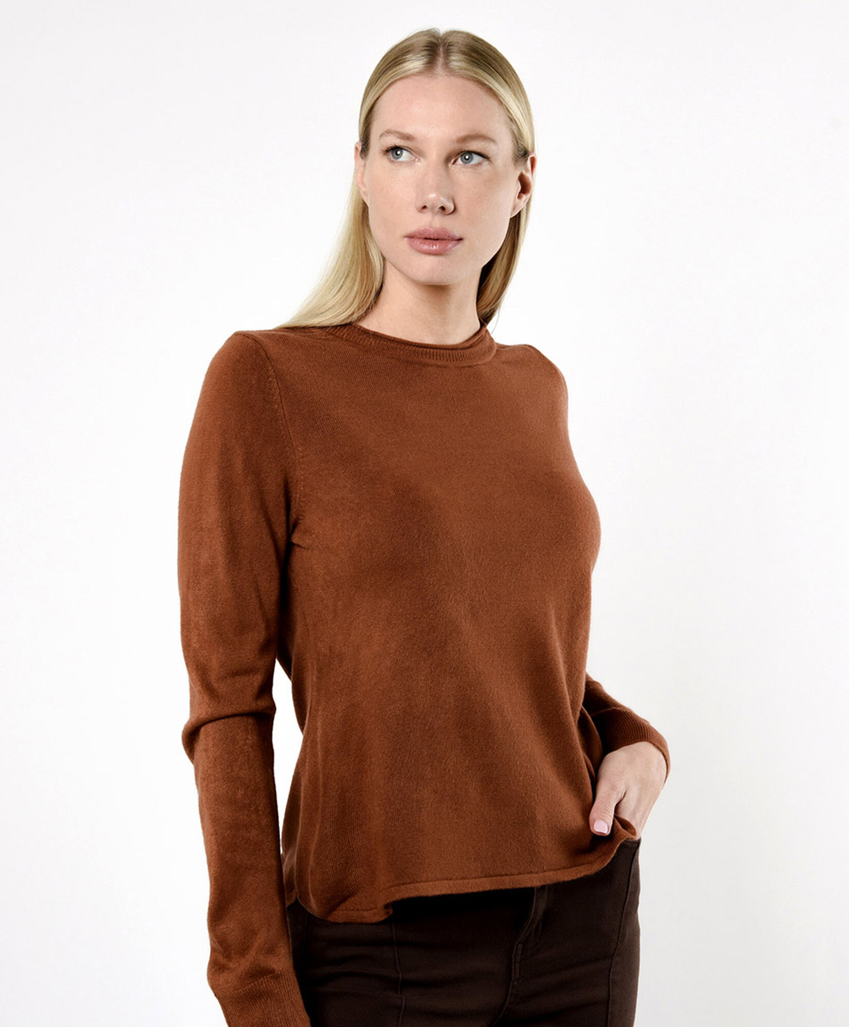 Sweater mujer costura en espalda Sweater mujer costura en espalda