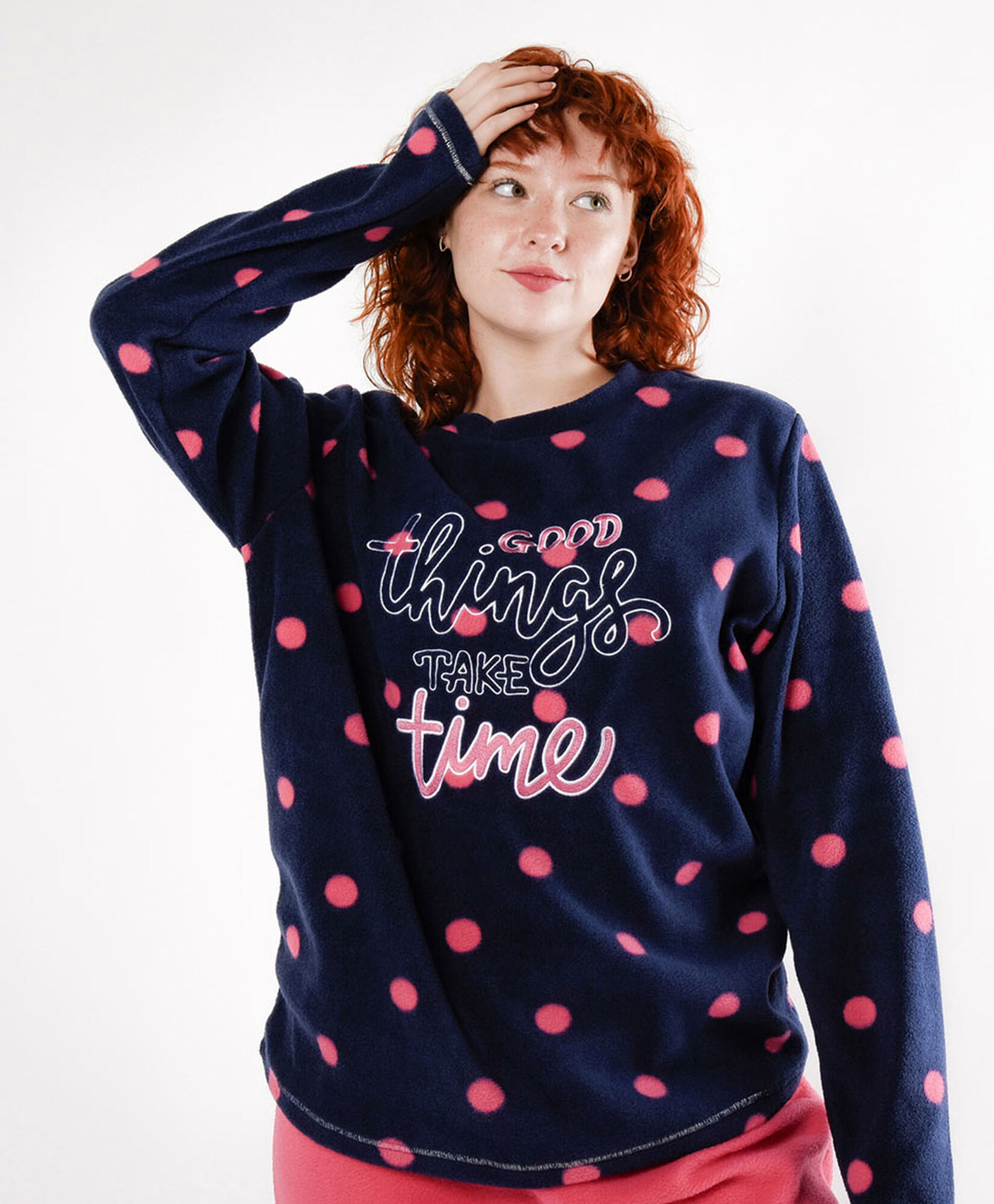 Pijama mujer polar puntos Pijama mujer polar puntos