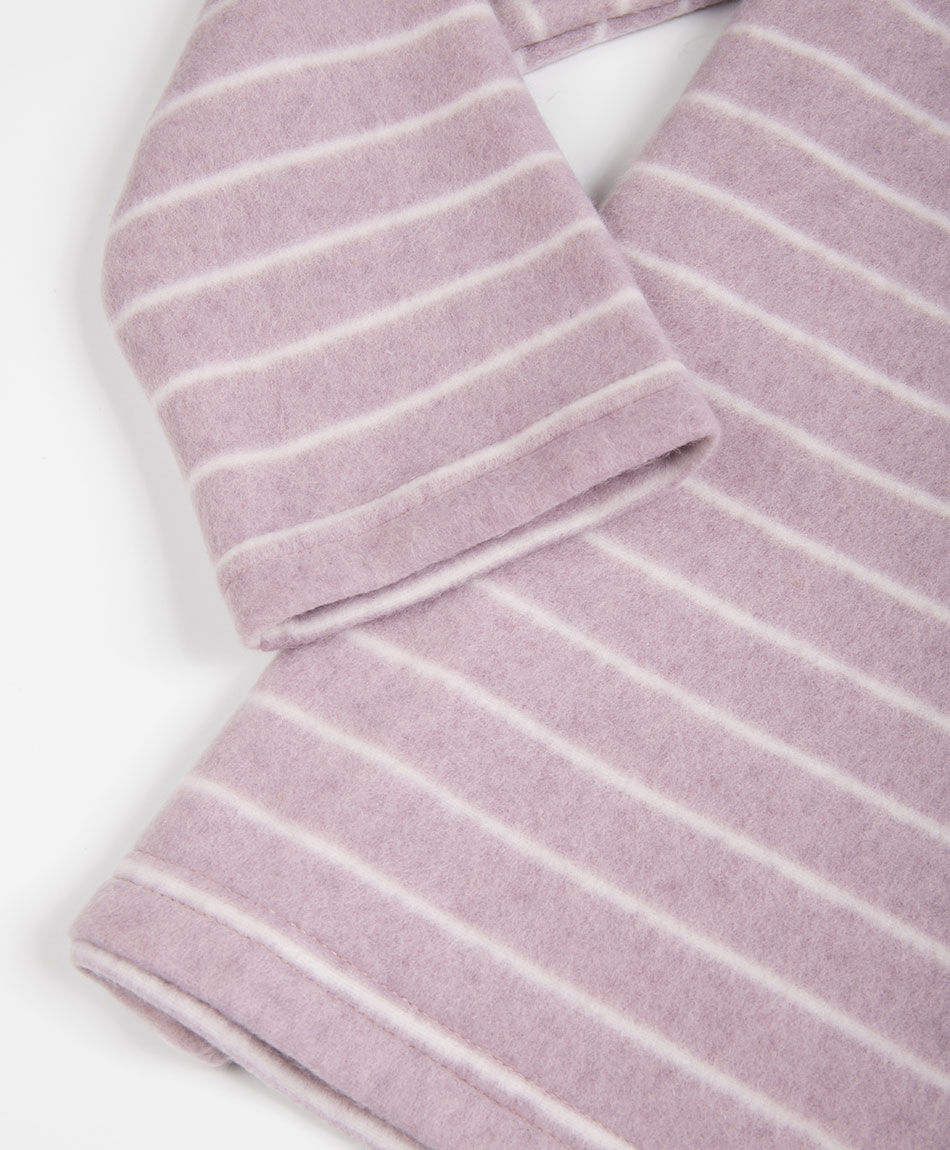 Pijama mujer micropolar botones rayas