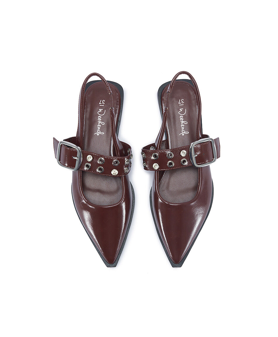 Zapato mujer punta charol