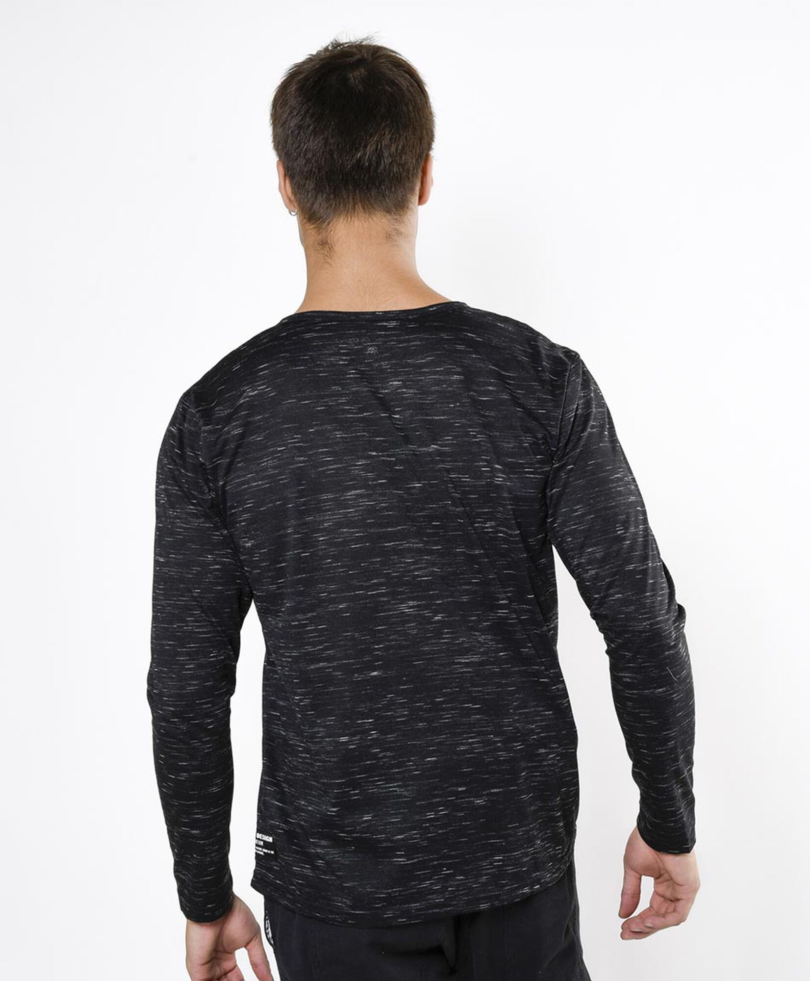Polera hombre jaspeada Polera hombre jaspeada