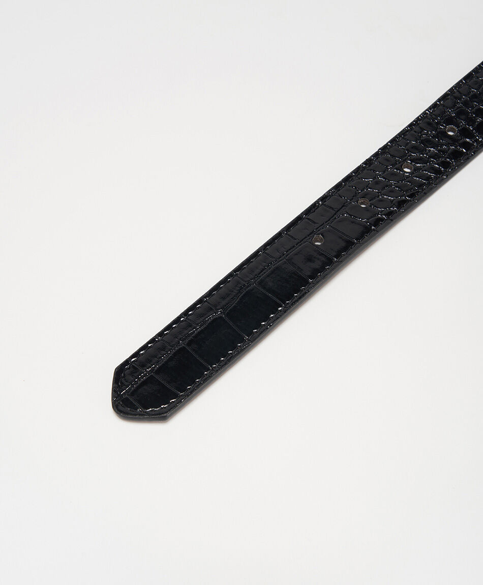 Cintur&oacute;n mujer croco