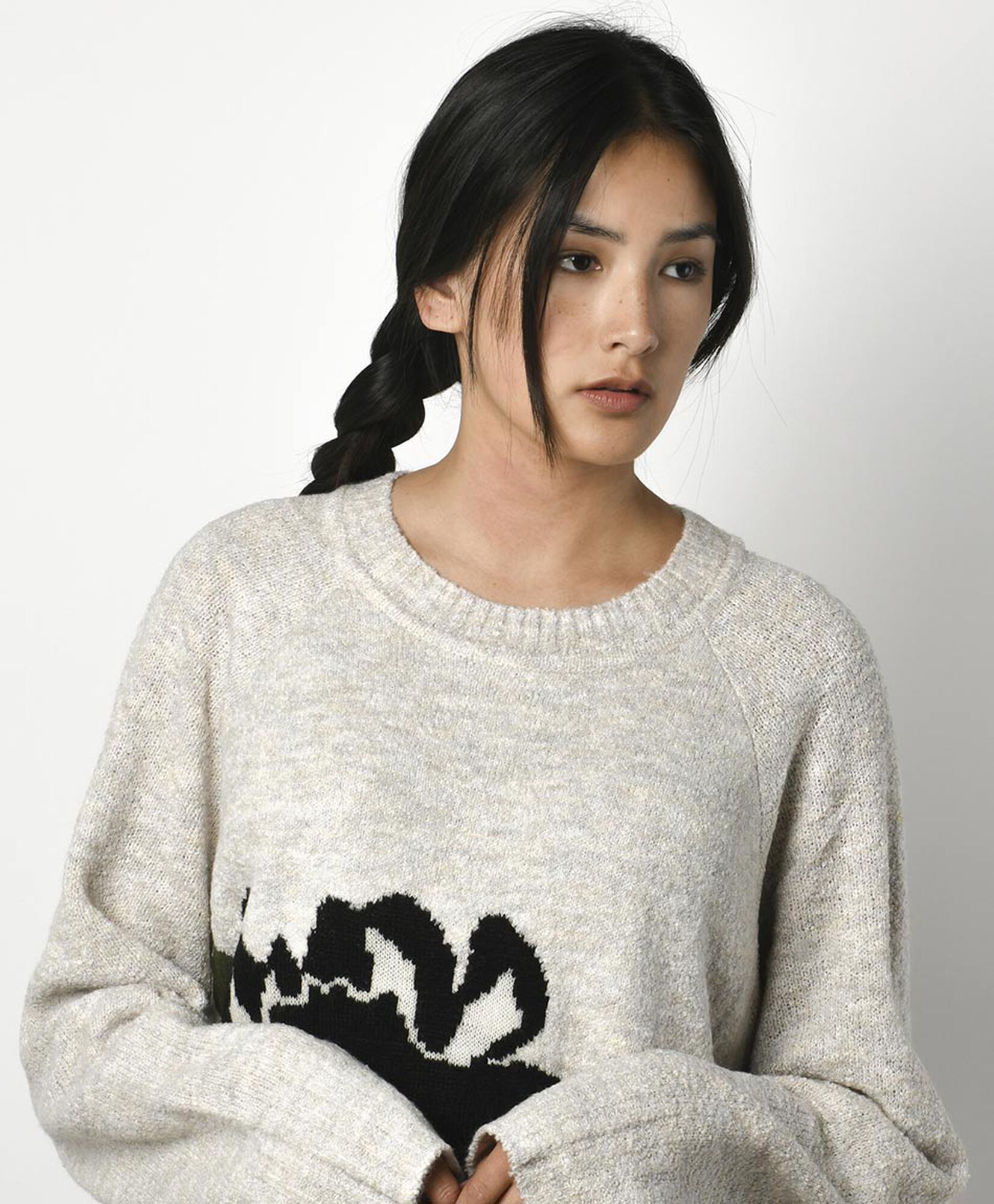 Sweater mujer flor oversize Sweater mujer flor oversize