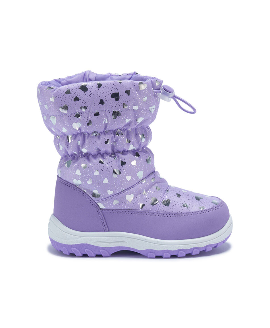 Bota ni&ntilde;a dise&ntilde;o parka lila