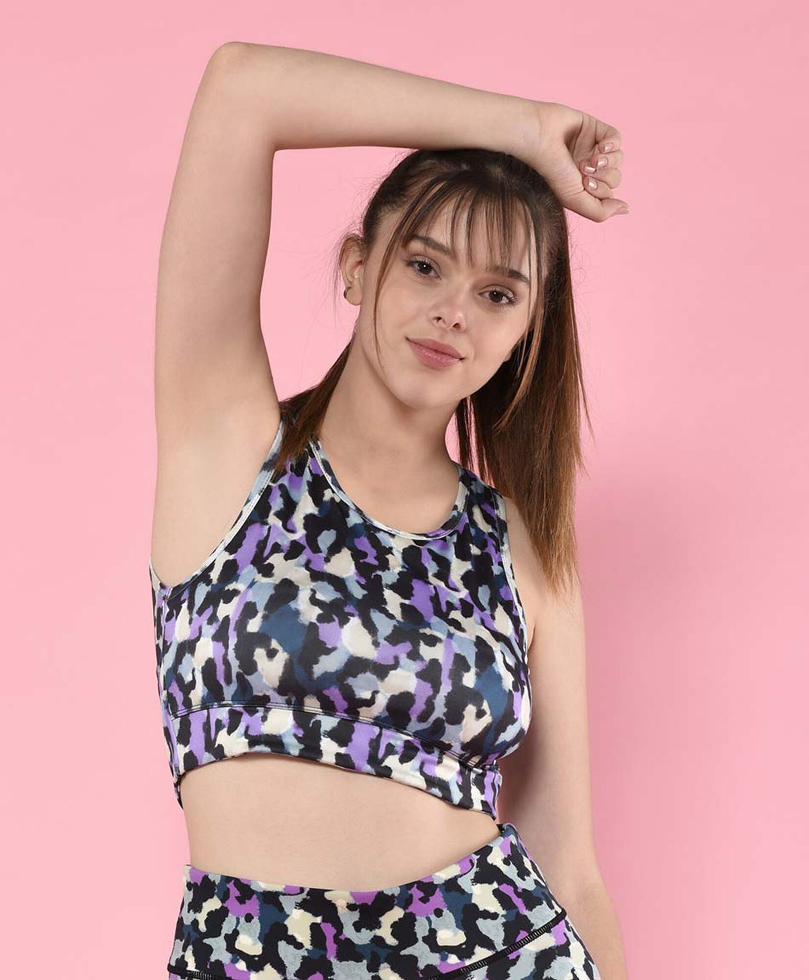 Peto mujer deportivo animal print Peto mujer deportivo animal print