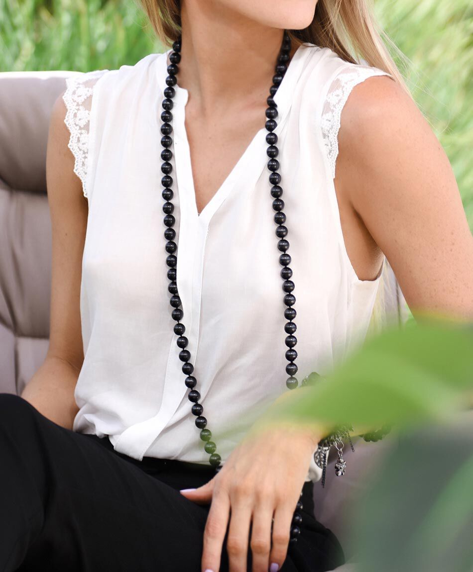 Polera manga mini cuello en v