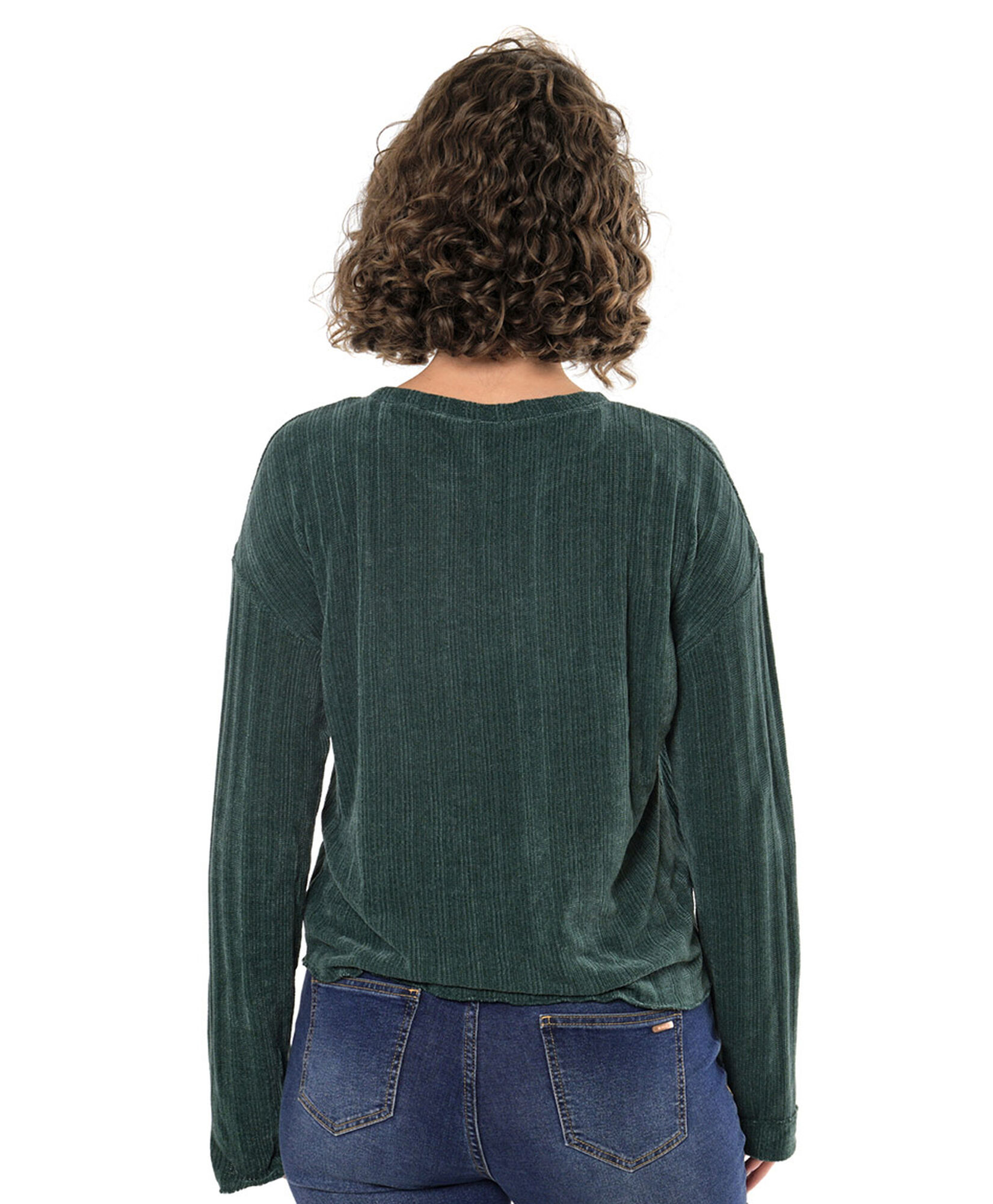 Sweater mujer suave verde oscuro Sweater mujer suave verde oscuro