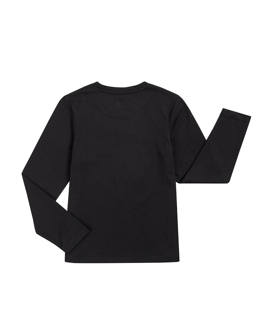 Polera ni&ntilde;a estampado corazones