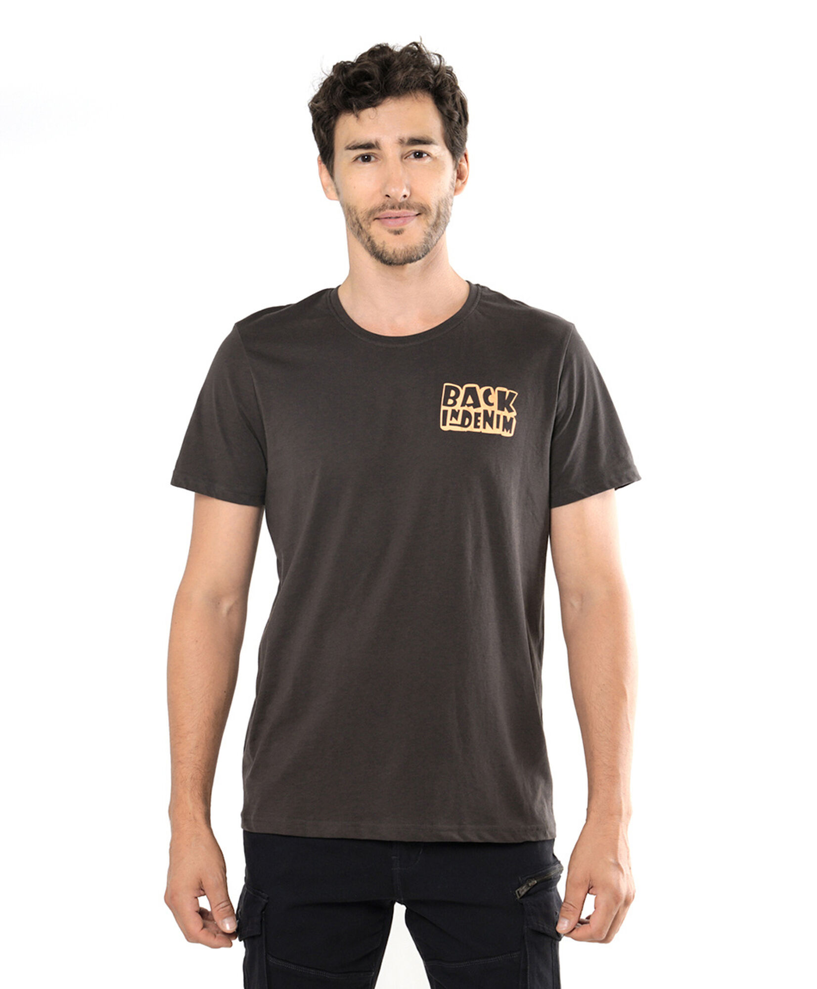 Polera hombre doble estampado free spirit Polera hombre doble estampado free spirit