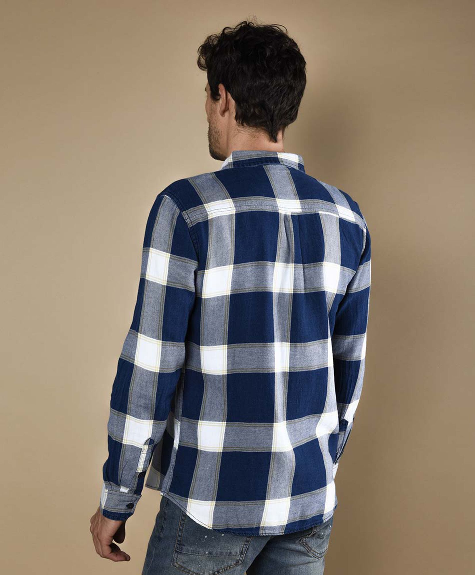 Camisa tartán manga larga Camisa tartán manga larga