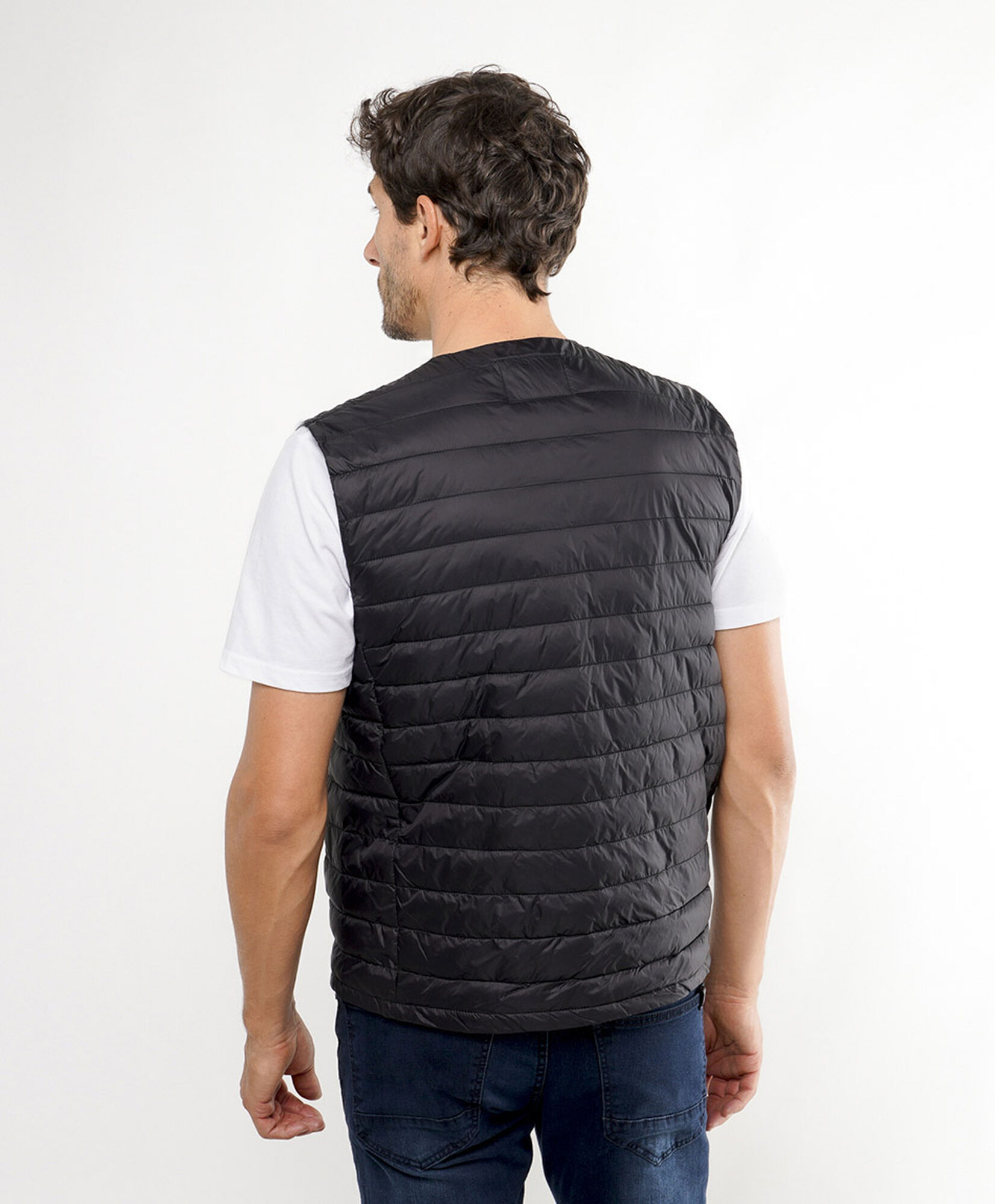 Parka hombre sin mangas acolchada Parka hombre sin mangas acolchada