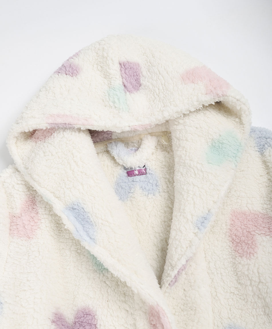 Bata mujer chiporro corazones