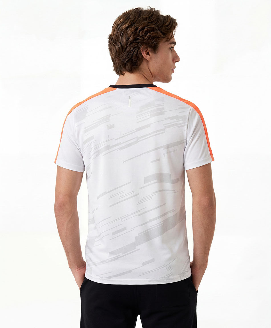 Polera deportiva hombre tricolor