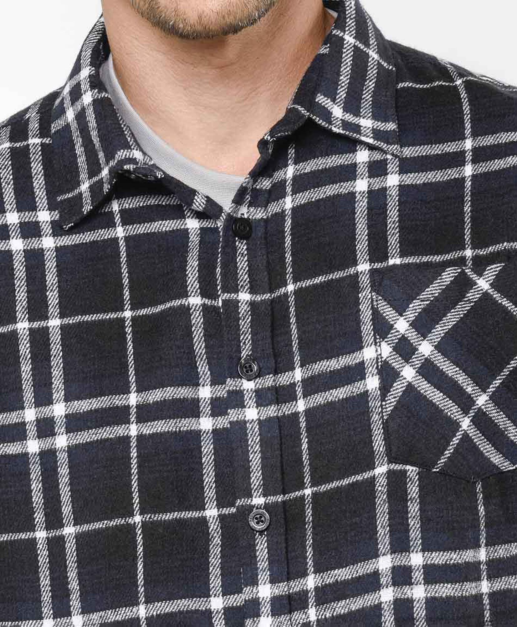 Camisa hombre leñadora negra Camisa hombre leñadora negra
