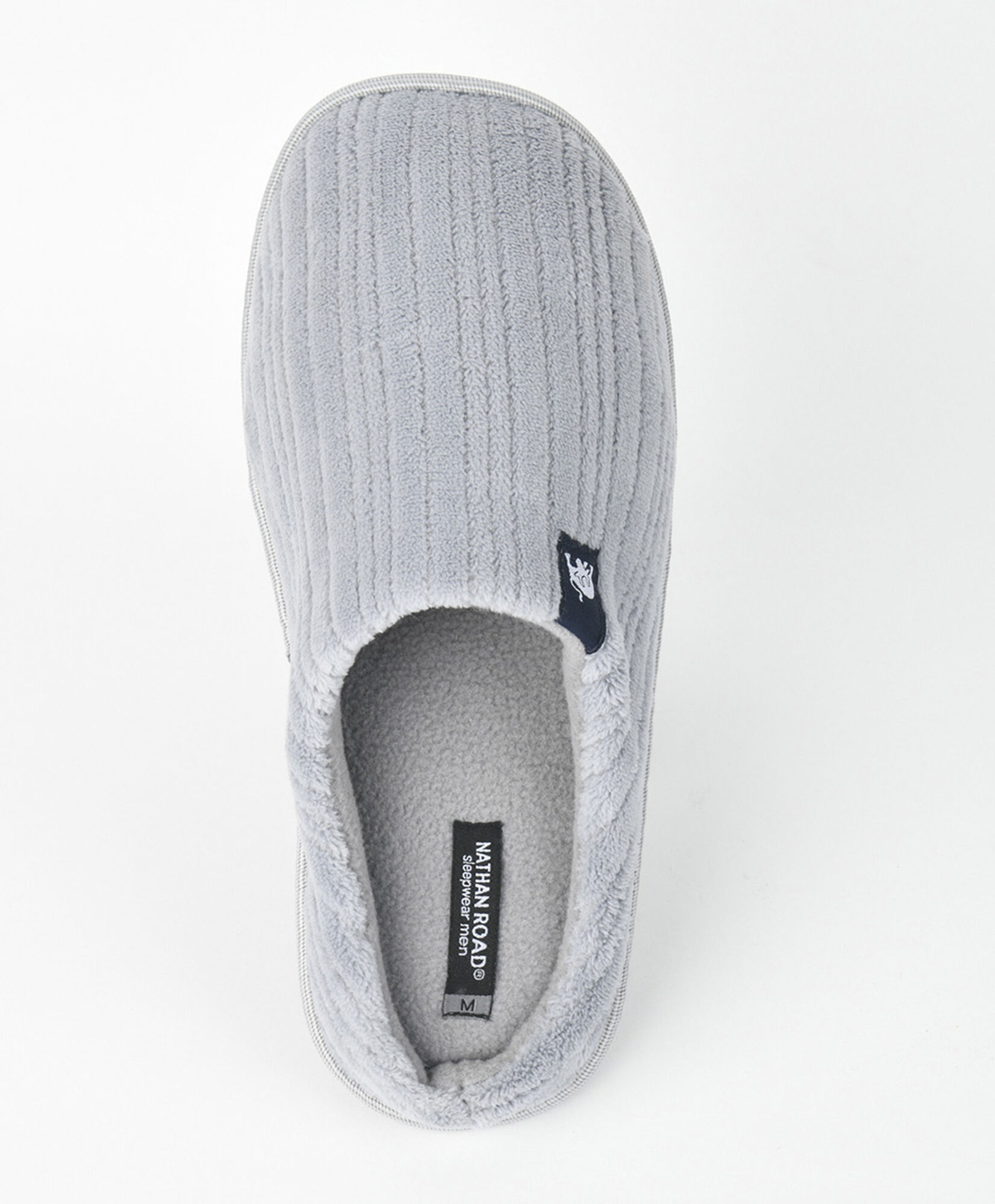 Pantufla hombre líneas gris Pantufla hombre líneas gris