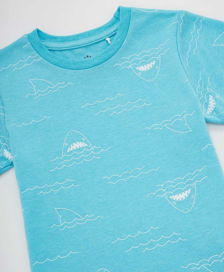 Polera beb&eacute; tiburones
