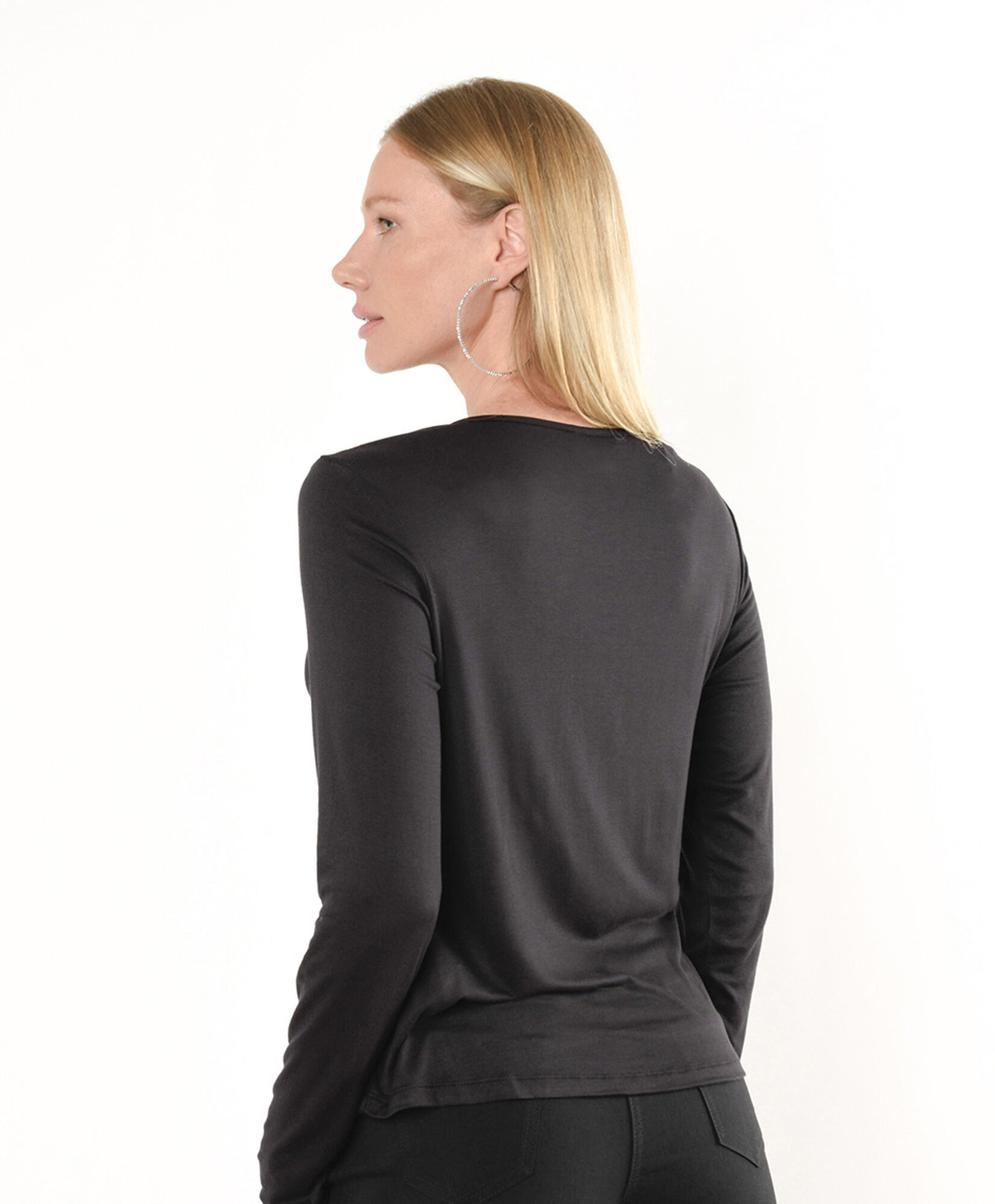 Polera mujer transparencia hombros Polera mujer transparencia hombros