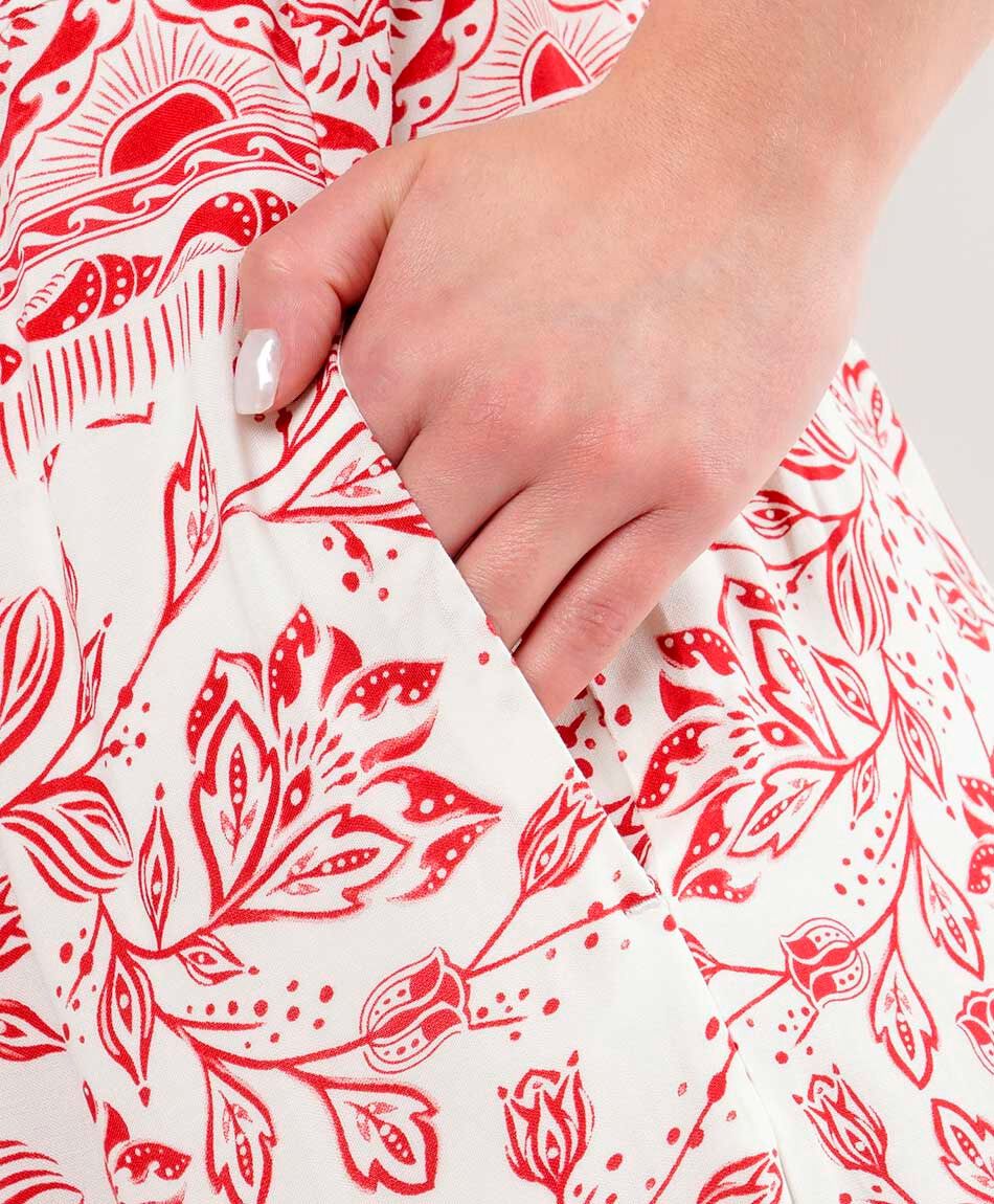 Enterito mujer estampado flores