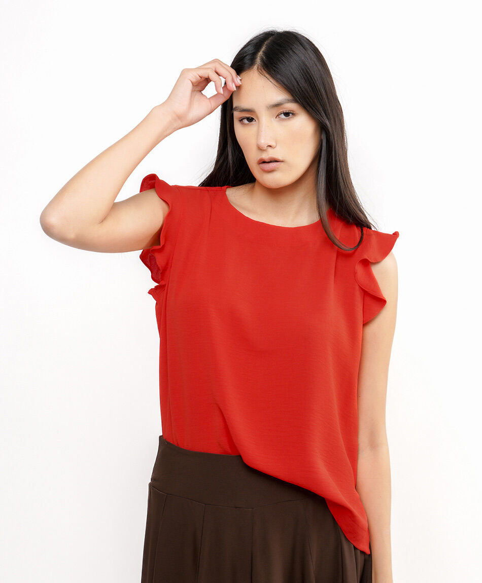 Blusa mujer manga vuelo