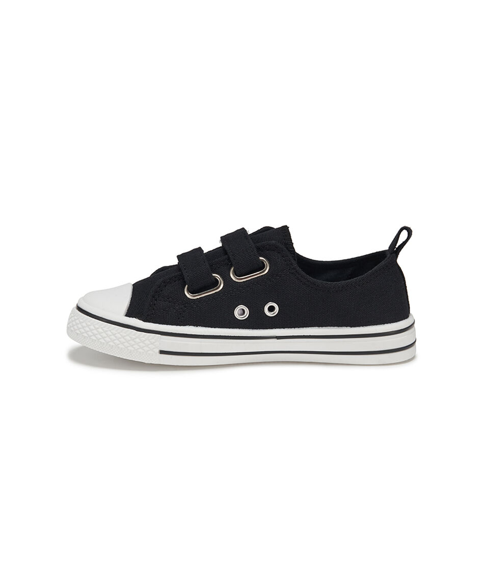 Zapatilla infantil (26 a 31) negra velcros