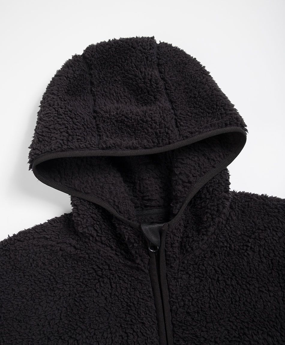 Poler&oacute;n ni&ntilde;a sherpas negro