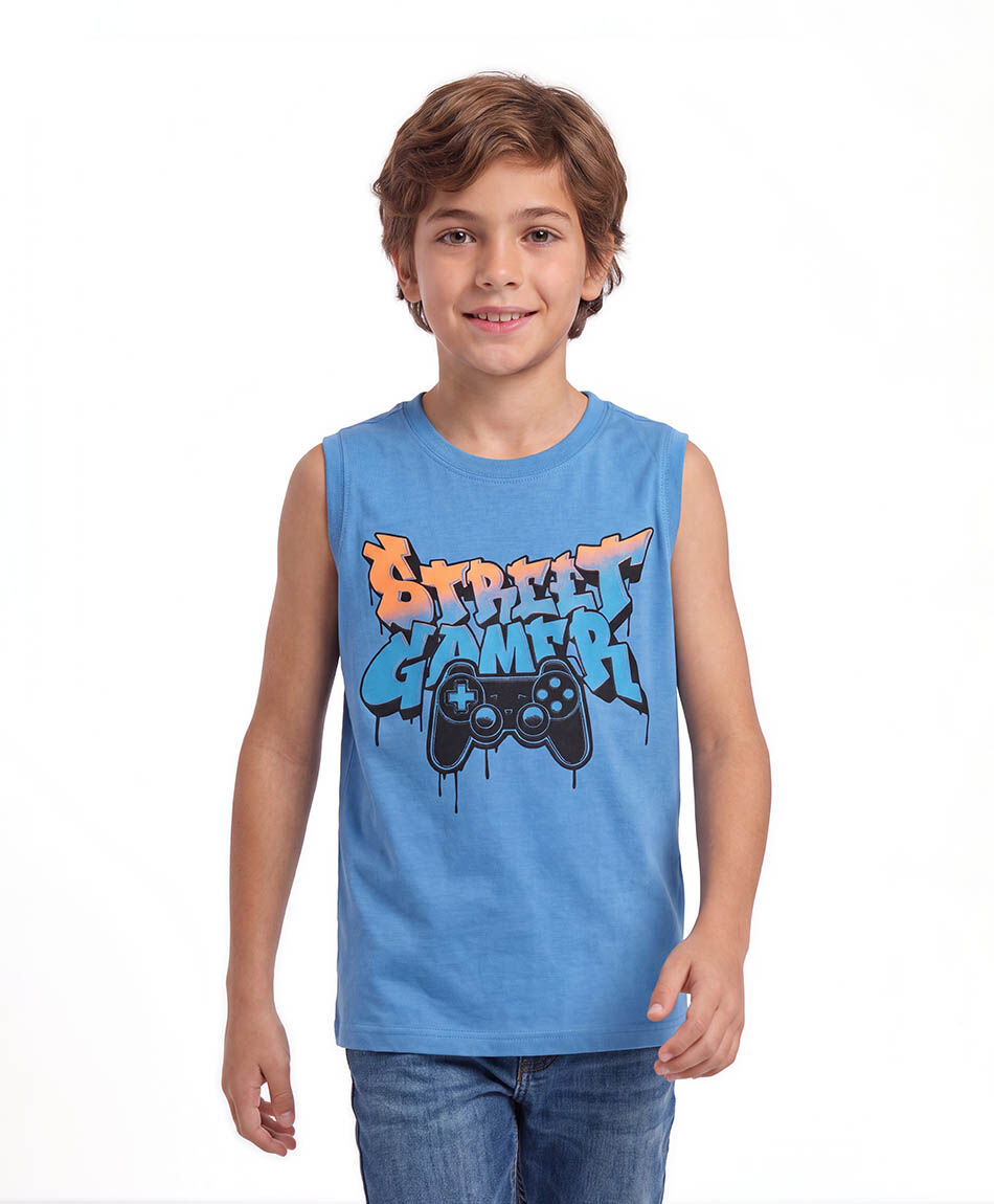 Polera ni&ntilde;o street gamer