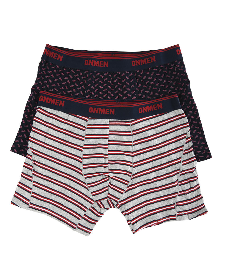 Pack 2 boxer hombre l&iacute;neas