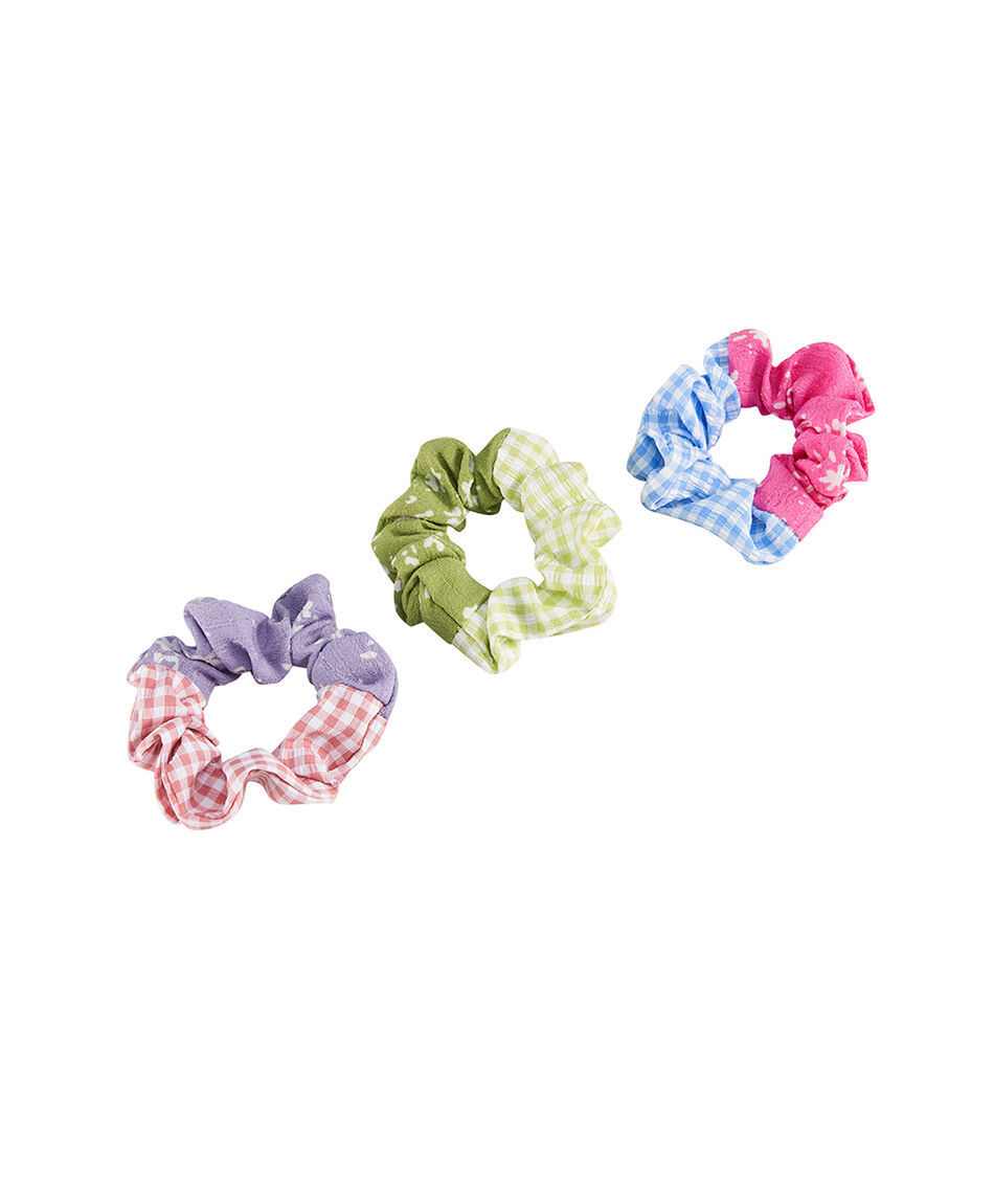 Set 3 scrunchies ni&ntilde;a
