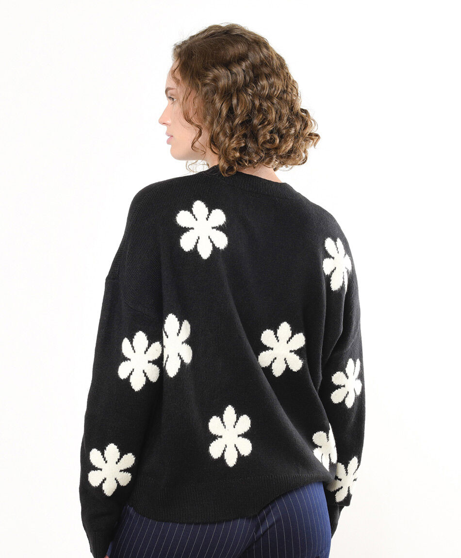 Sweater mujer flores