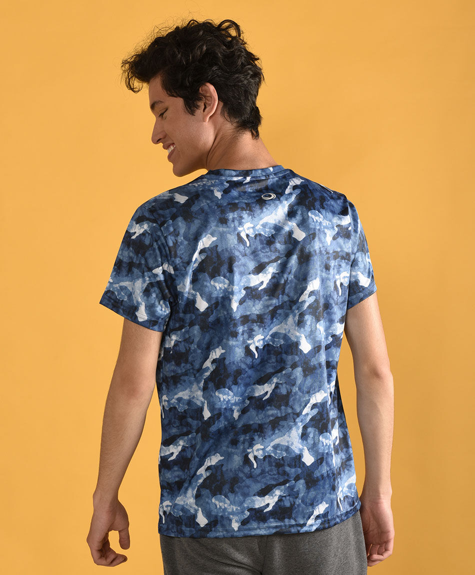 Polera manga corta cuello redondo