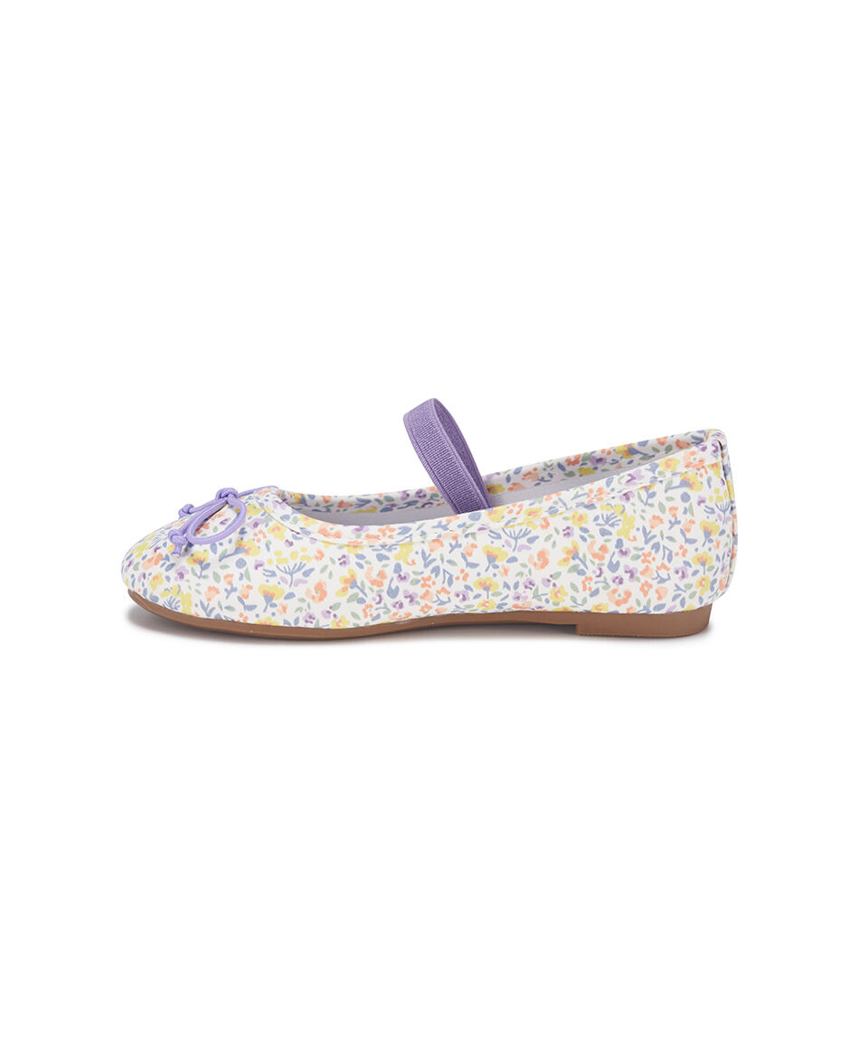 Ballerina infantil (22 a 27) floreada
