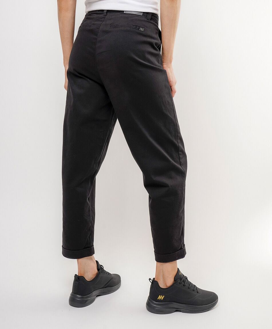 Jeans mujer twill cintur&oacute;n&nbsp;