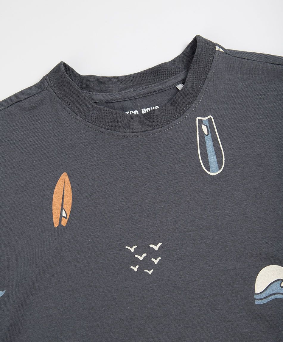 Polera ni&ntilde;o mix surf