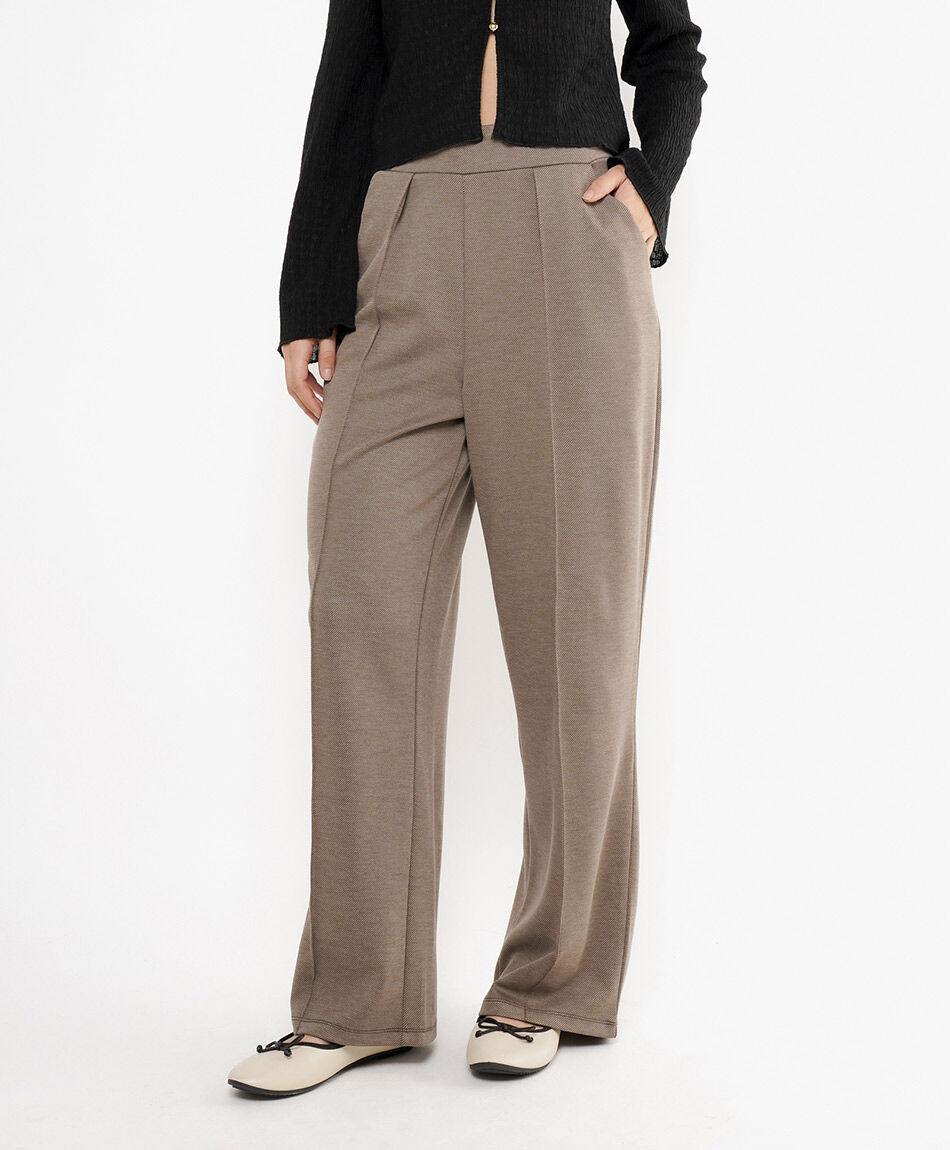 Pantal&oacute;n mujer buzo recto