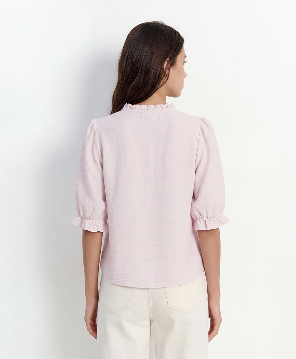 Blusa mujer cuello vuelitos