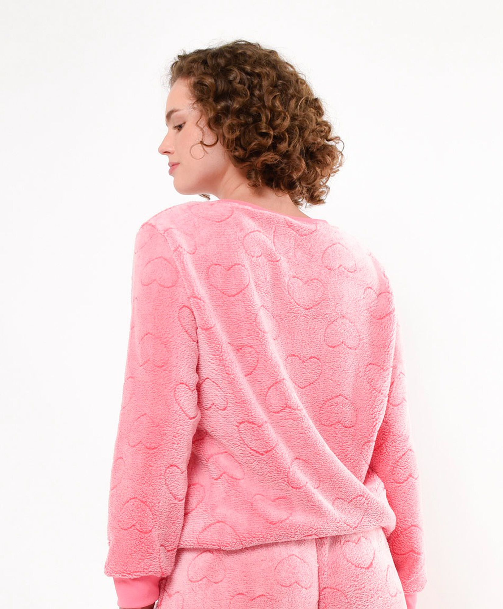 Pijama mujer coral corazones Pijama mujer coral corazones