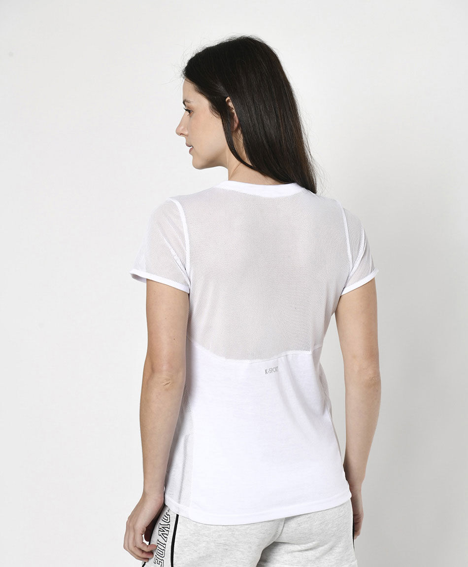 Polera deportiva mujer malla
