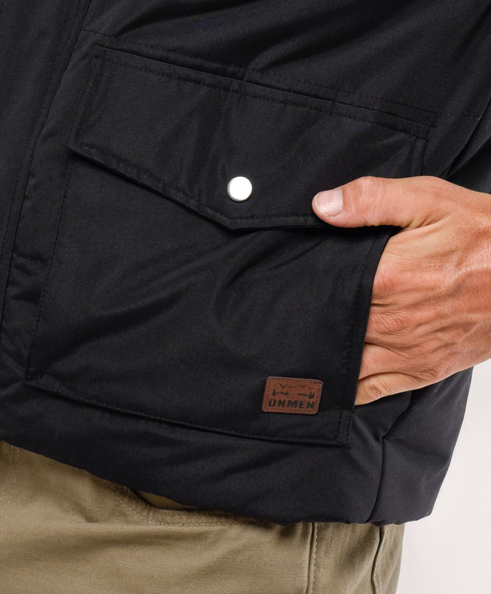 Parka hombre sin mangas mix Parka hombre sin mangas mix