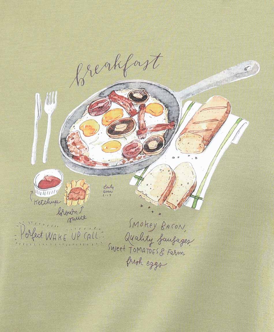 Polera mujer desayuno