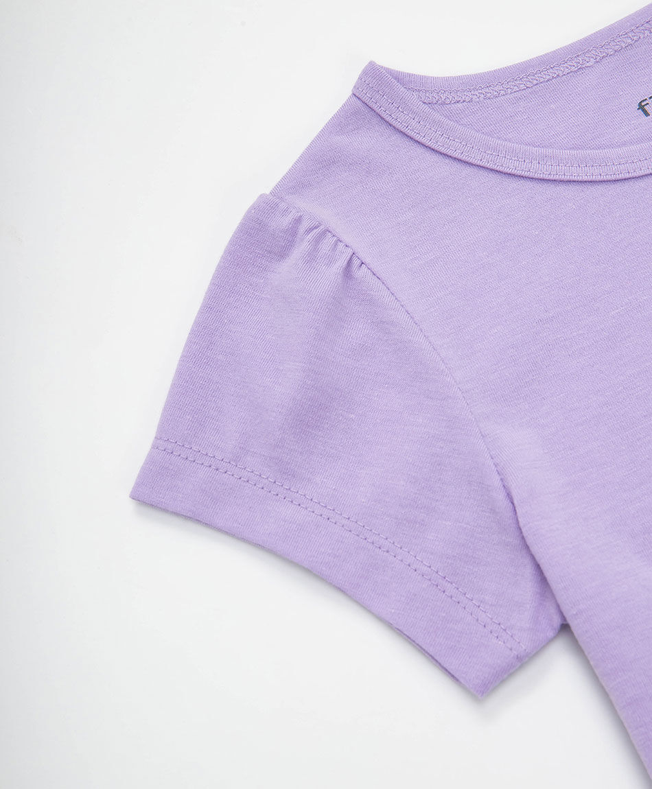 Polera beb&eacute; parche flores