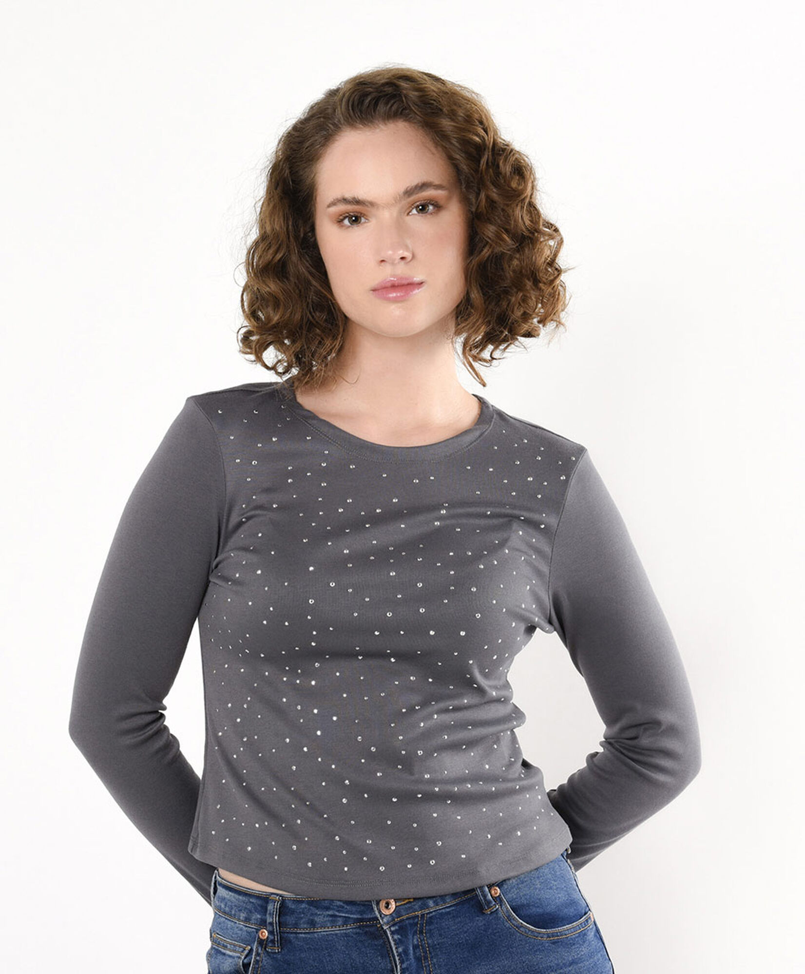 Polera mujer brillos Polera mujer brillos