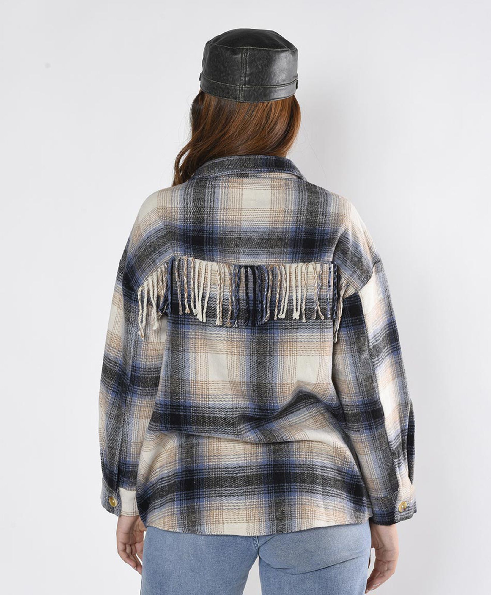 Chaqueta mujer escocesa Chaqueta mujer escocesa