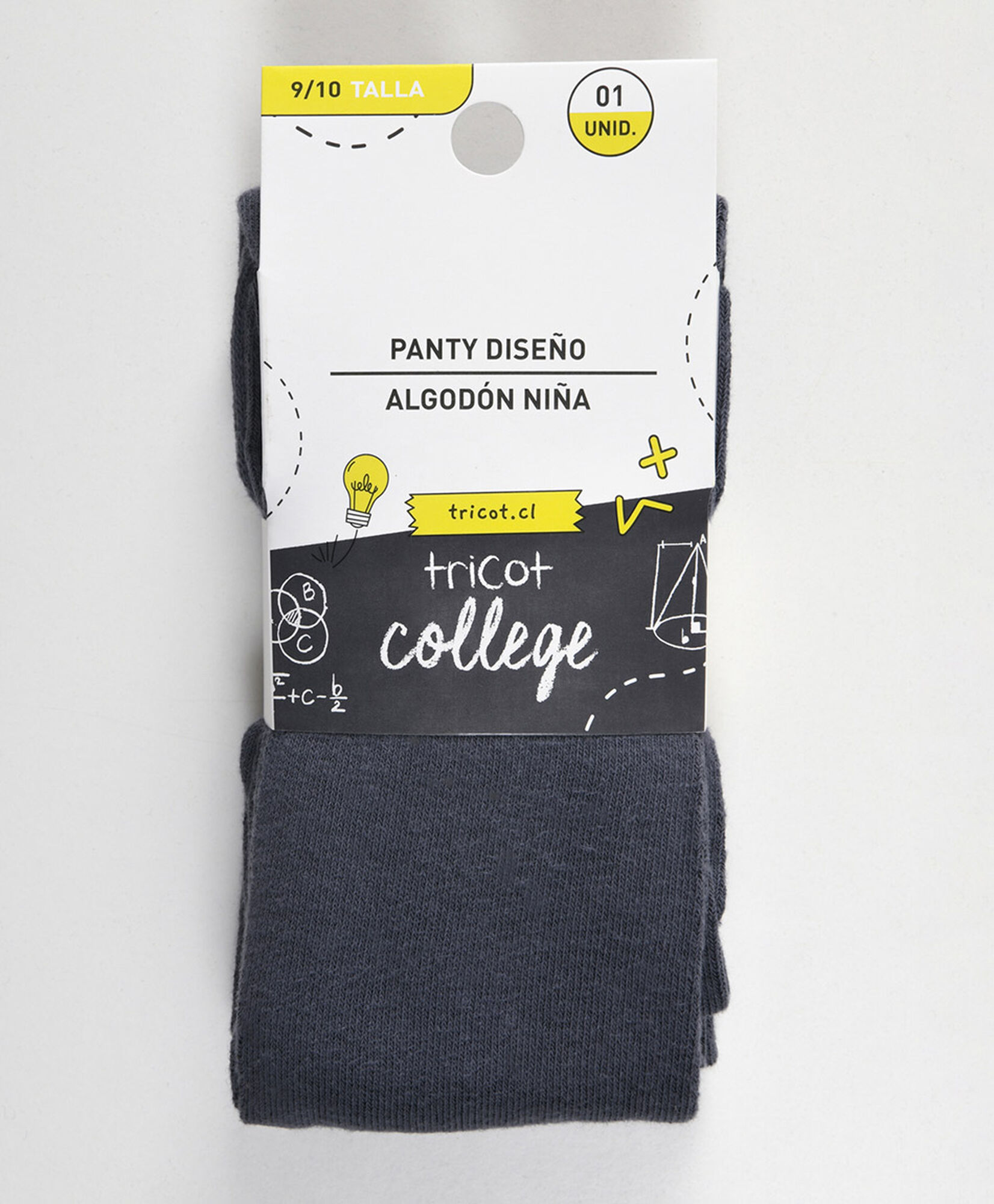 Panty escolar gris estrella Panty escolar gris estrella