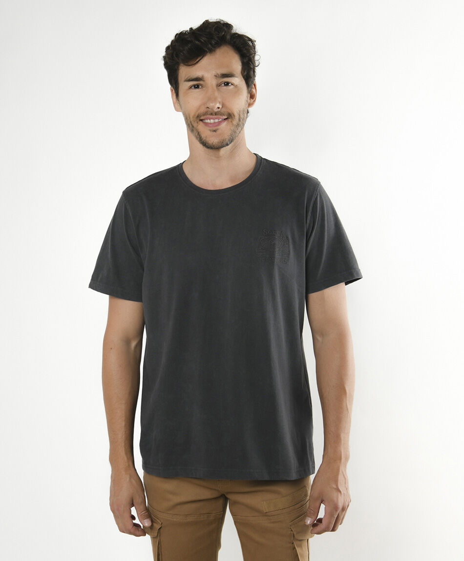 Polera hombre bordado tocadiscos