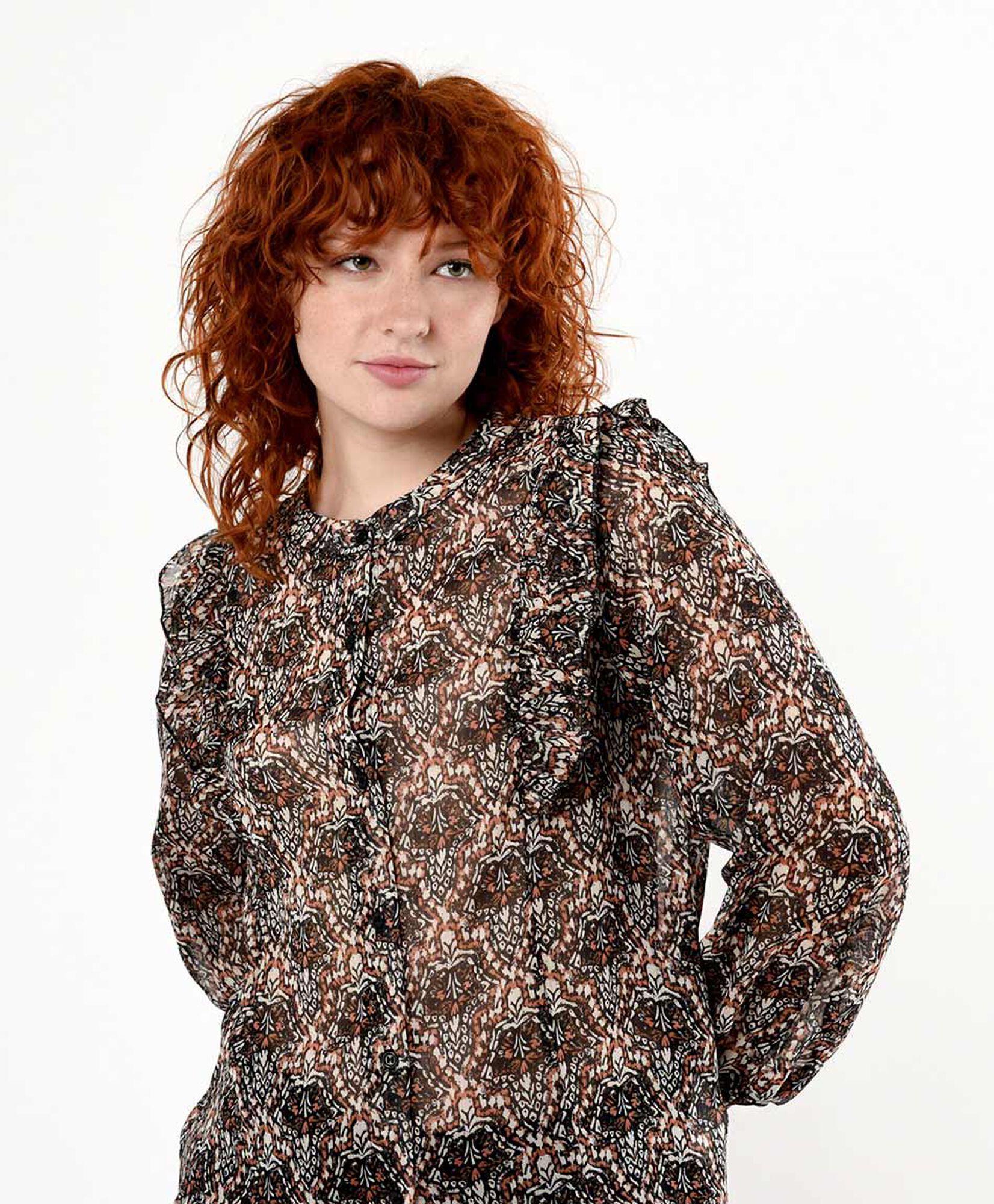 Blusa mujer estampado vuelos Blusa mujer estampado vuelos